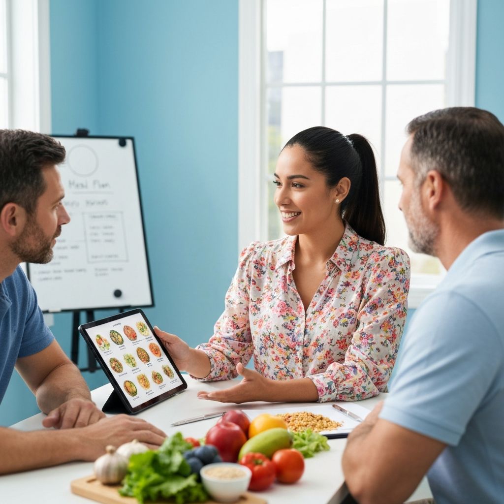 Nutritionist consultation session